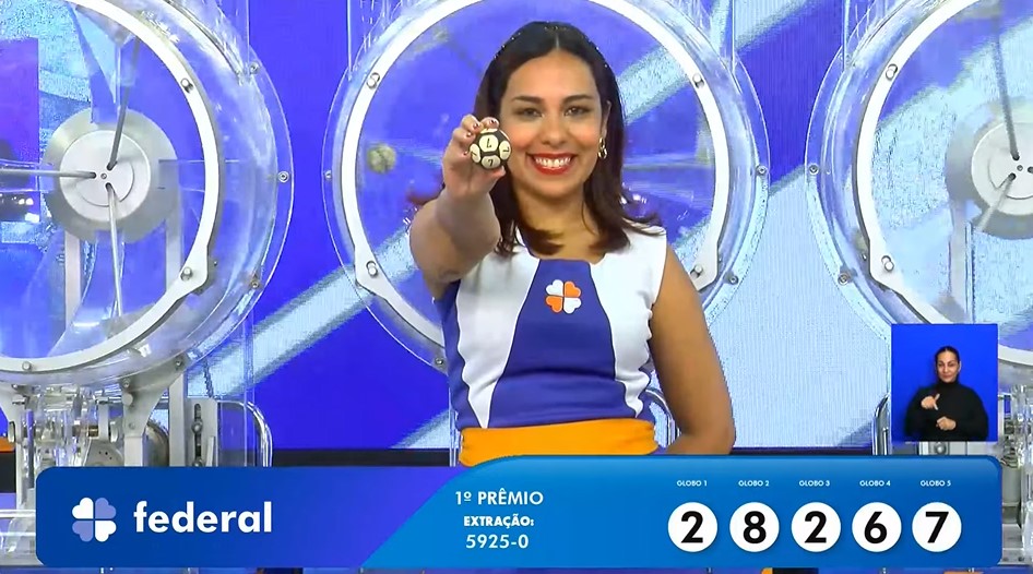 Resultado da Loteria Federal 5925 de hoje, sábado (07/12/24)