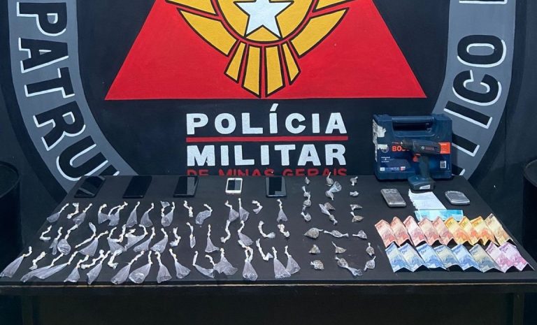 PM de Mariana apreende drogas e prende três suspeitos em flagrante
