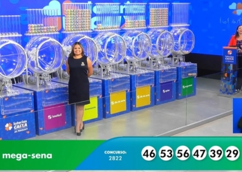 Resultado da Mega-Sena 2822 de hoje, quinta-feira (30/01/25); prêmio é de R$ 6 milhões