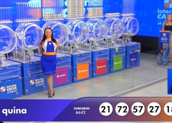 Resultado da Quina 6642 de hoje, segunda-feira (27/01/25); prêmio estimado é de R$ 3 milhões