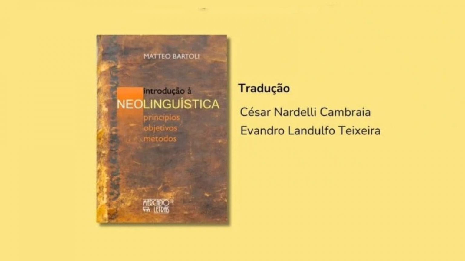 Professores da UFMG lançam tradução inédita de Matteo Bartoli com e-book gratuito Professores da UFMG lançam tradução inédita de Matteo Bartoli com e-book gratuito