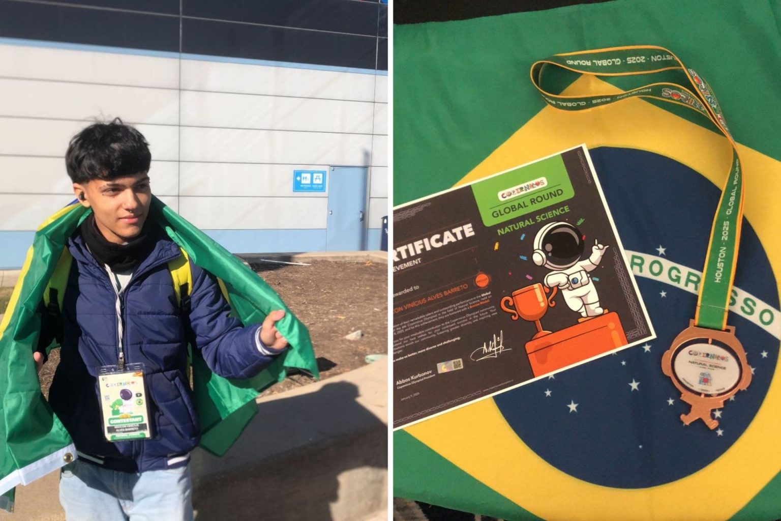 Estudante mineiro formado em escola pública conquista medalha de bronze em Olimpíada Internacional de Ciências nos EUA Estudante mineiro formado em escola pública conquista medalha de bronze em Olimpíada Internacional nos EUA