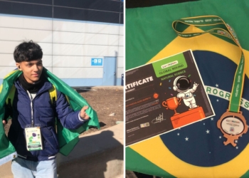 Estudante mineiro formado em escola pública conquista medalha de bronze em Olimpíada Internacional nos EUA