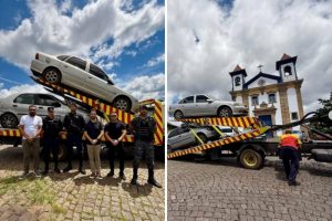 Prefeitura de Mariana intensifica remoção de carros abandonados nas vias públicas Prefeitura de Mariana intensifica remoção de carros abandonados nas vias públicas