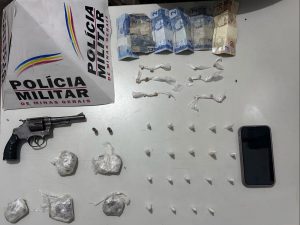 Polícia Militar prende suspeito de tráfico e porte ilegal de arma em evento de pré-carnaval em Itabirito