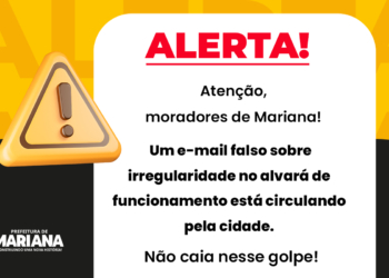 Golpe do falso alvará circula em Mariana e Prefeitura alerta sobre fraudes