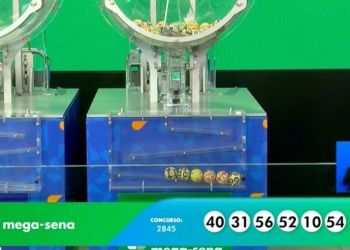 Resultado da Mega-Sena 2845 de hoje, quinta-feira (27/03/25)