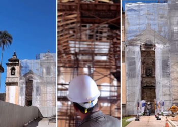 Restauração da Igreja do Bom Jesus de Matosinhos avança em Ouro Preto
