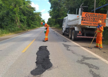 Mais de 1.000 buracos são corrigidos na BR-040 em 14 dias