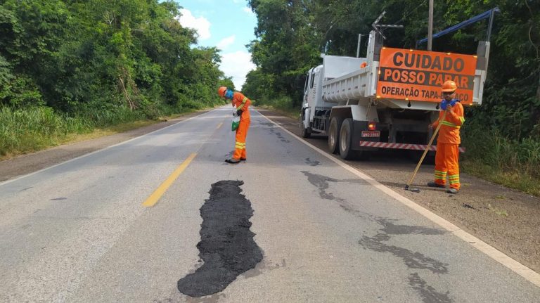 Mais de 1.000 buracos são corrigidos na BR-040 em 14 dias