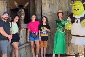 Burro de ‘Shrek’ causa polêmica ao brincar com turistas brasileiros sobre Curitiba: ‘Tem muitos burros lá’ Burro de ‘Shrek’ causa polêmica ao brincar com turistas brasileiros sobre Curitiba: ‘Tem muitos burros lá’
