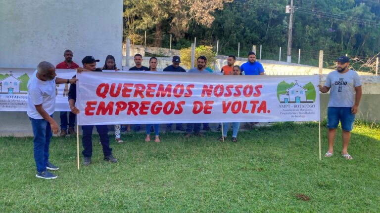 Manifestação em Botafogo reúne moradores em defesa da mineração e desenvolvimento local