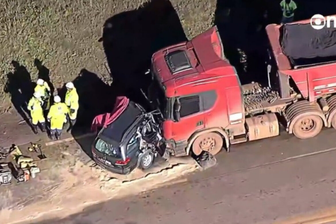 Grave acidente na BR-040 entre Ouro Preto e Itabirito deixa três mortos e um ferido grave