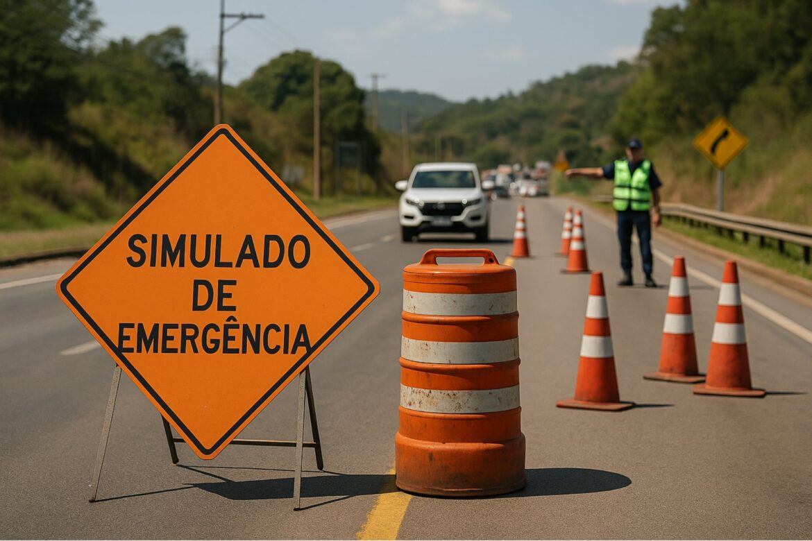 Congonhas realiza Simulado de Emergência com bloqueios na BR-040 e estradas regionais