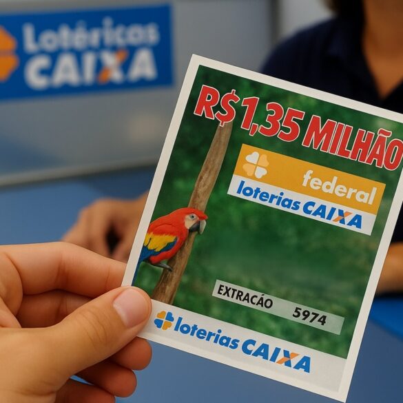 Resultado da Loteria Federal 5974 de sábado (14/06/25)