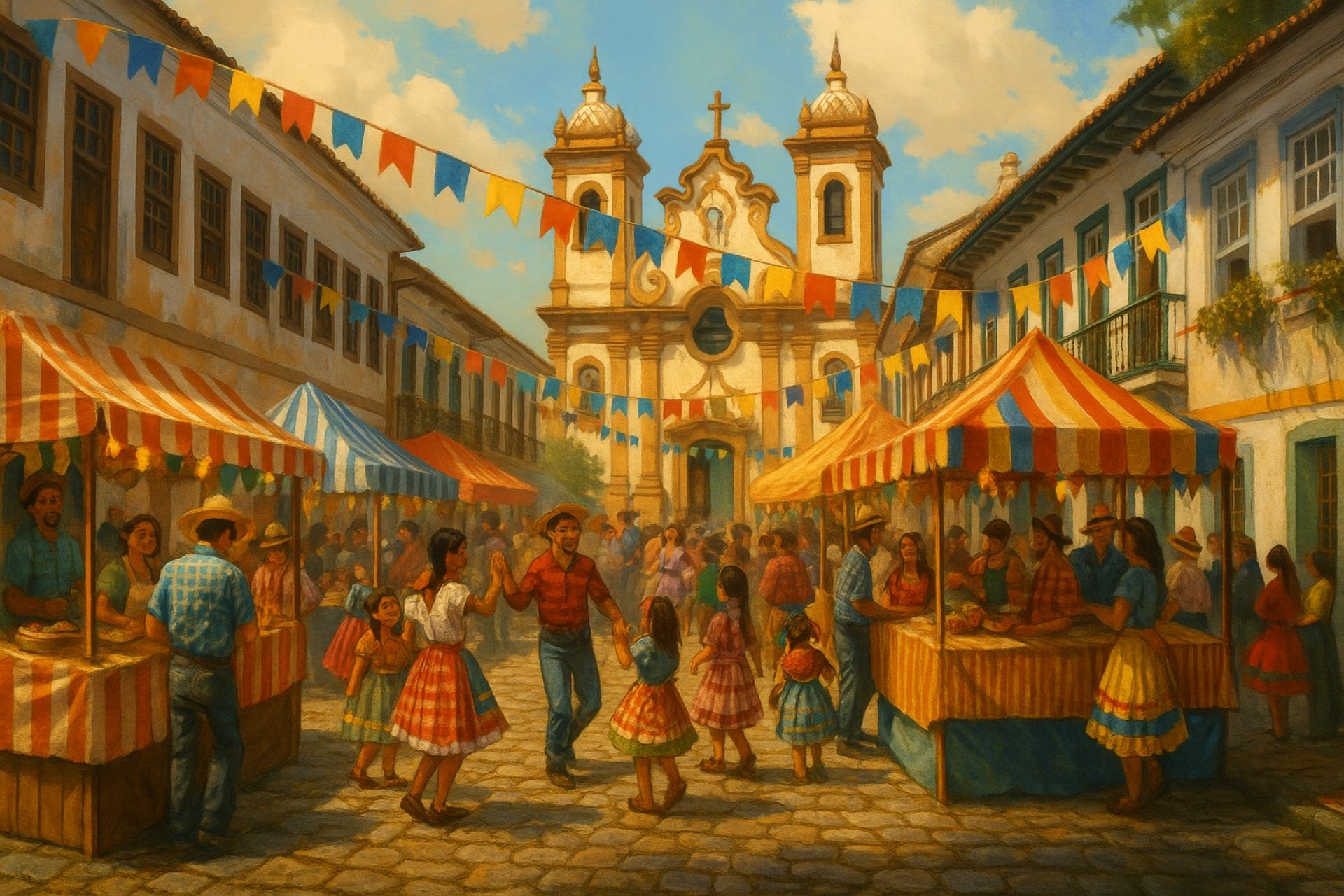 Hoje começa o tradicional Arraiá do Pilar em Ouro Preto, com shows, quadrilhas e barraquinhas beneficentes