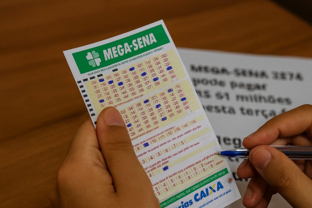 Mega-Sena 2874 pode pagar R$ 61 milhões nesta terça-feira; confira o resultado