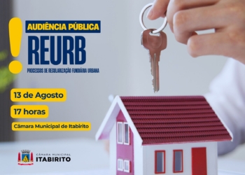 Câmara de Itabirito realiza audiência pública sobre regularização fundiária no dia 13 de agosto