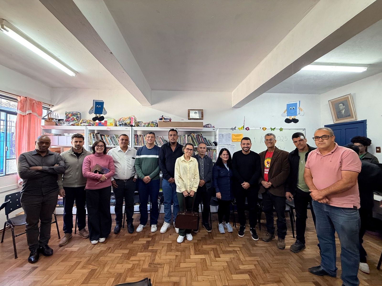 Vereadores de Ouro Preto verificam situação da Escola Municipal São Sebastião