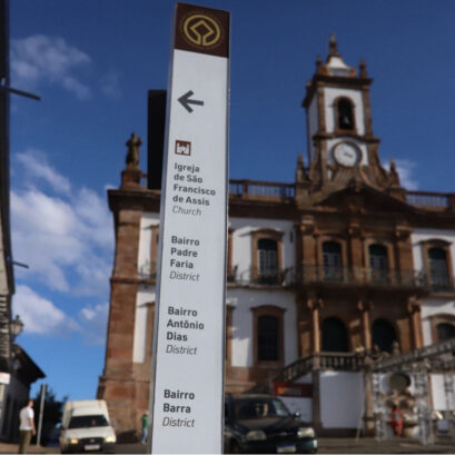 Ouro Preto inaugura nova sinalização turística com padrão internacional