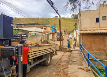 Itabirito inicia reconstrução da ponte Pedro Caipira no bairro São José