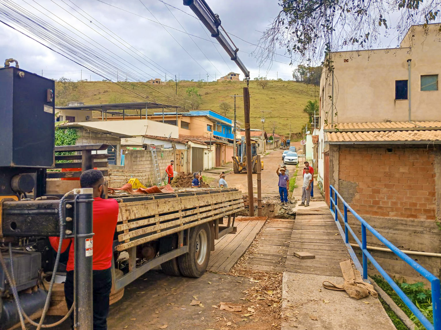 Itabirito inicia reconstrução da ponte Pedro Caipira no bairro São José