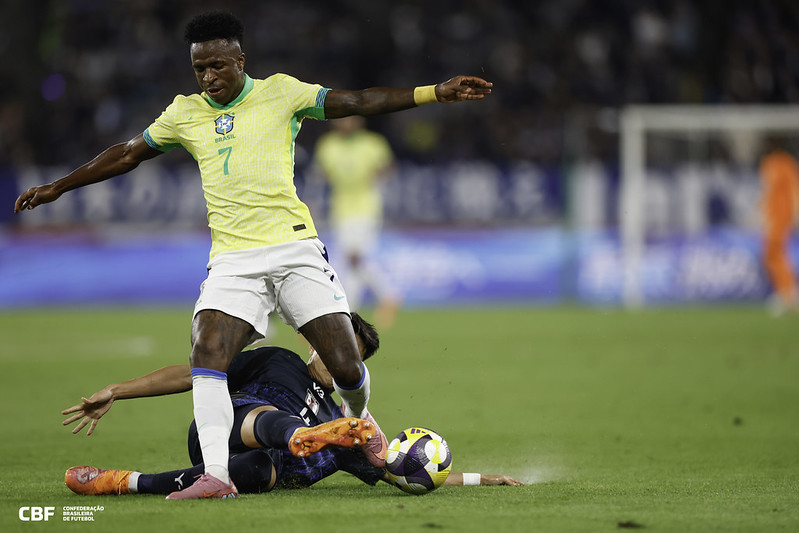 Japão vence o Brasil de virada em jogo amistoso