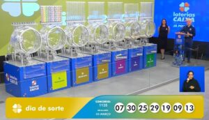 R$ 600 mil hoje: Resultado da Dia de Sorte 1135 de quinta-feira (30/10/25) Números sorteados na Dia de Sorte 1135