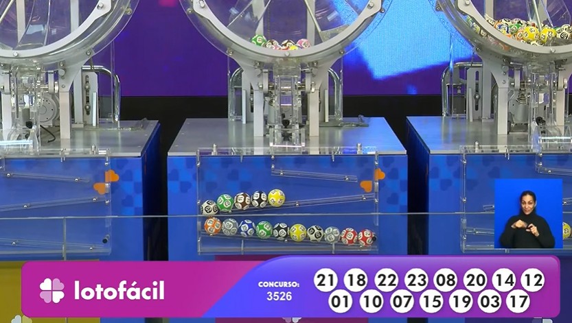 Números da Lotofácil 3526