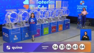 Resultado da Quina 6855 de hoje, sexta-feira (17/10/25) Resultado da Quina 6855 de hoje, sexta-feira (17/10/25)