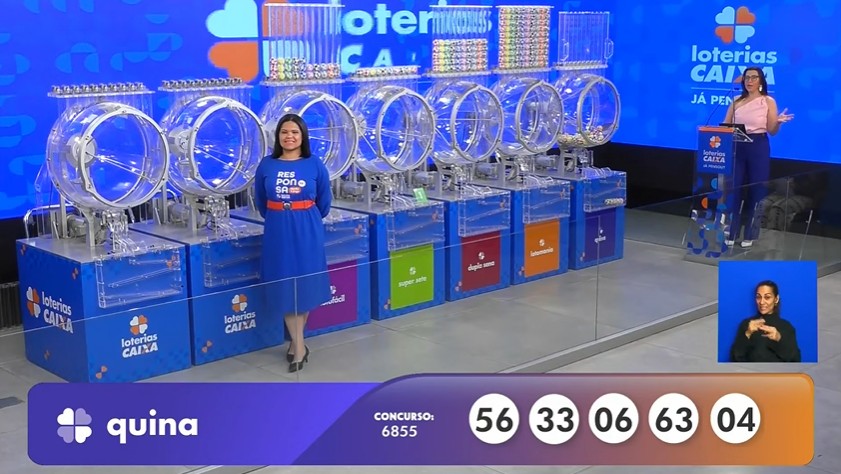 Resultado da Quina 6855 de hoje, sexta-feira (17/10/25)