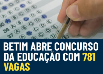 Cidade em MG abre concurso público com 781 vagas e salários de até R$ 5,9 mil; oportunidades são para professores e técnicos