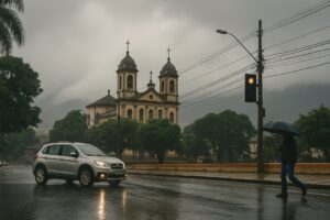 Do guarda-chuva ao casaco: semana começa com tempo instável em todo o estado Do guarda-chuva ao casaco: semana começa com tempo instável em todo o estado