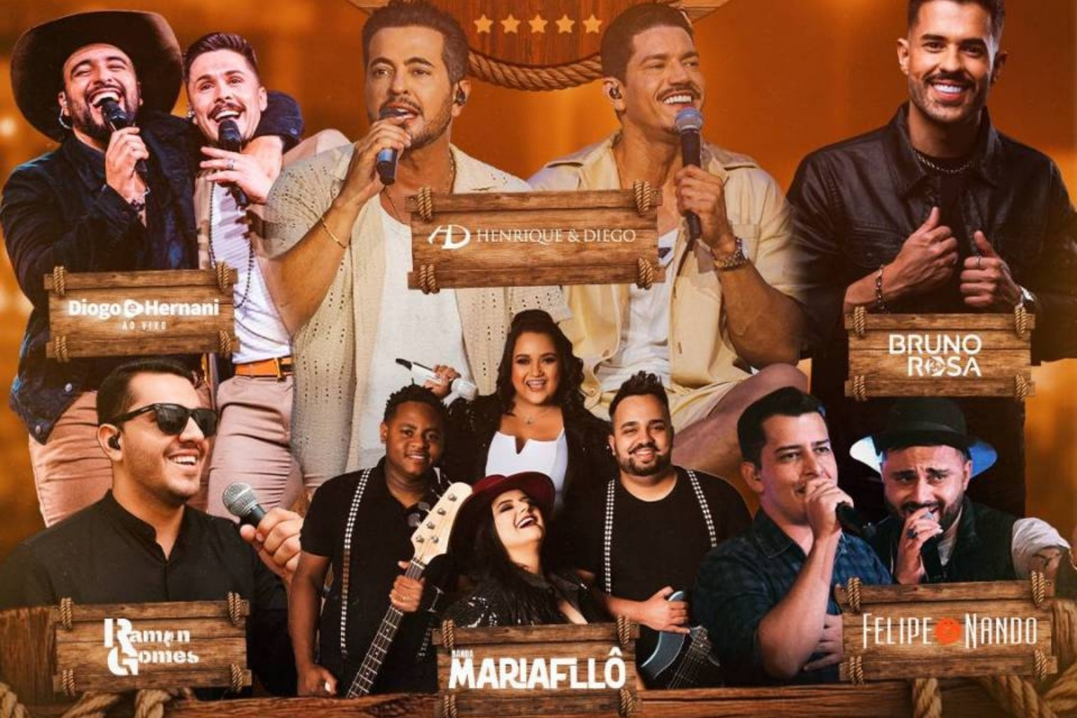 Bruno Rosa e Henrique & Diego são atrações confirmadas na Festa do Cavalo de Congonhas, que segue até domingo