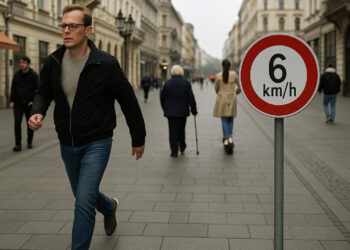 País europeu aprova lei que limita velocidade de pedestres nas calçadas