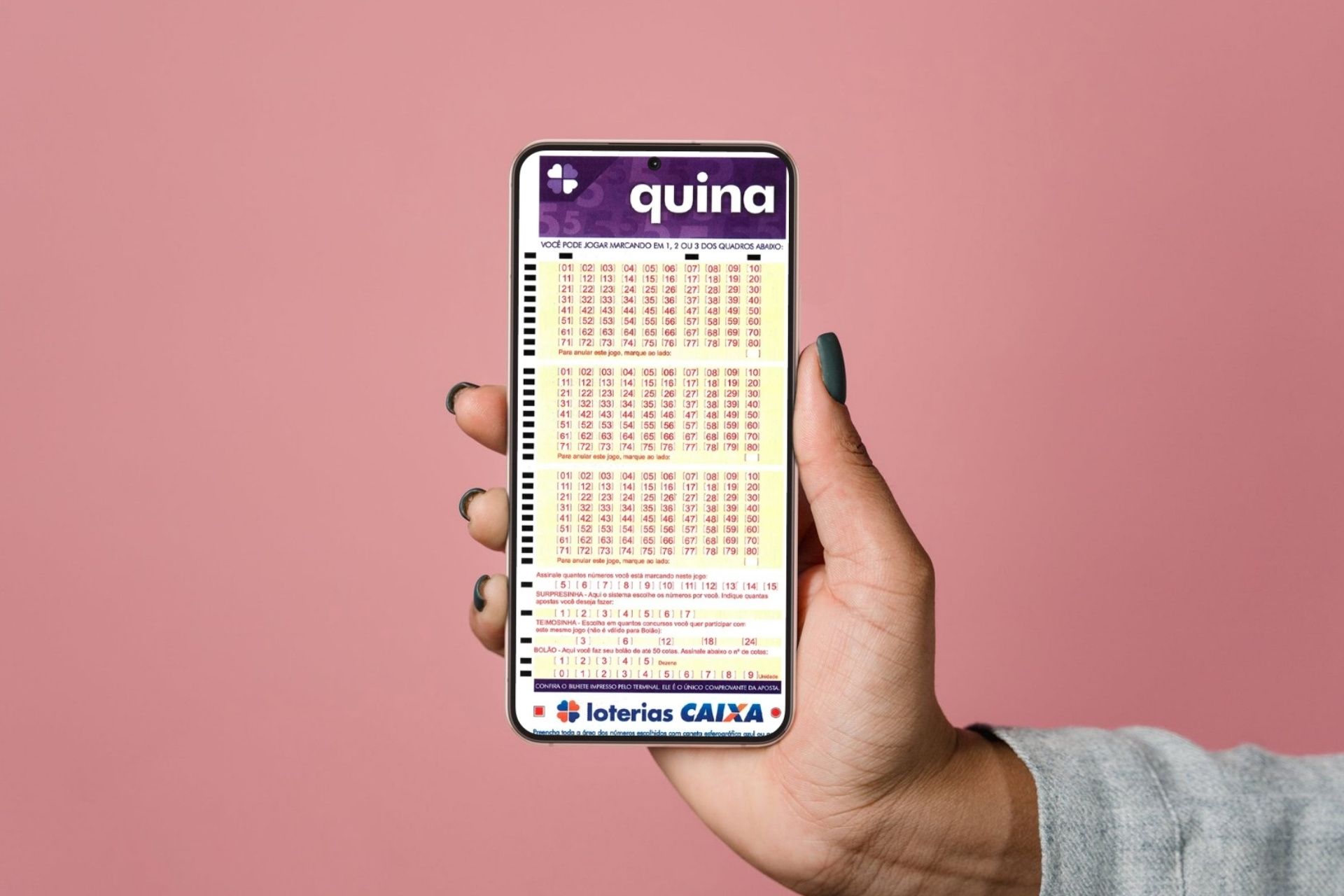 14 milhões hoje: Resultado da Quina 6860 de quinta-feira (23/10/25)