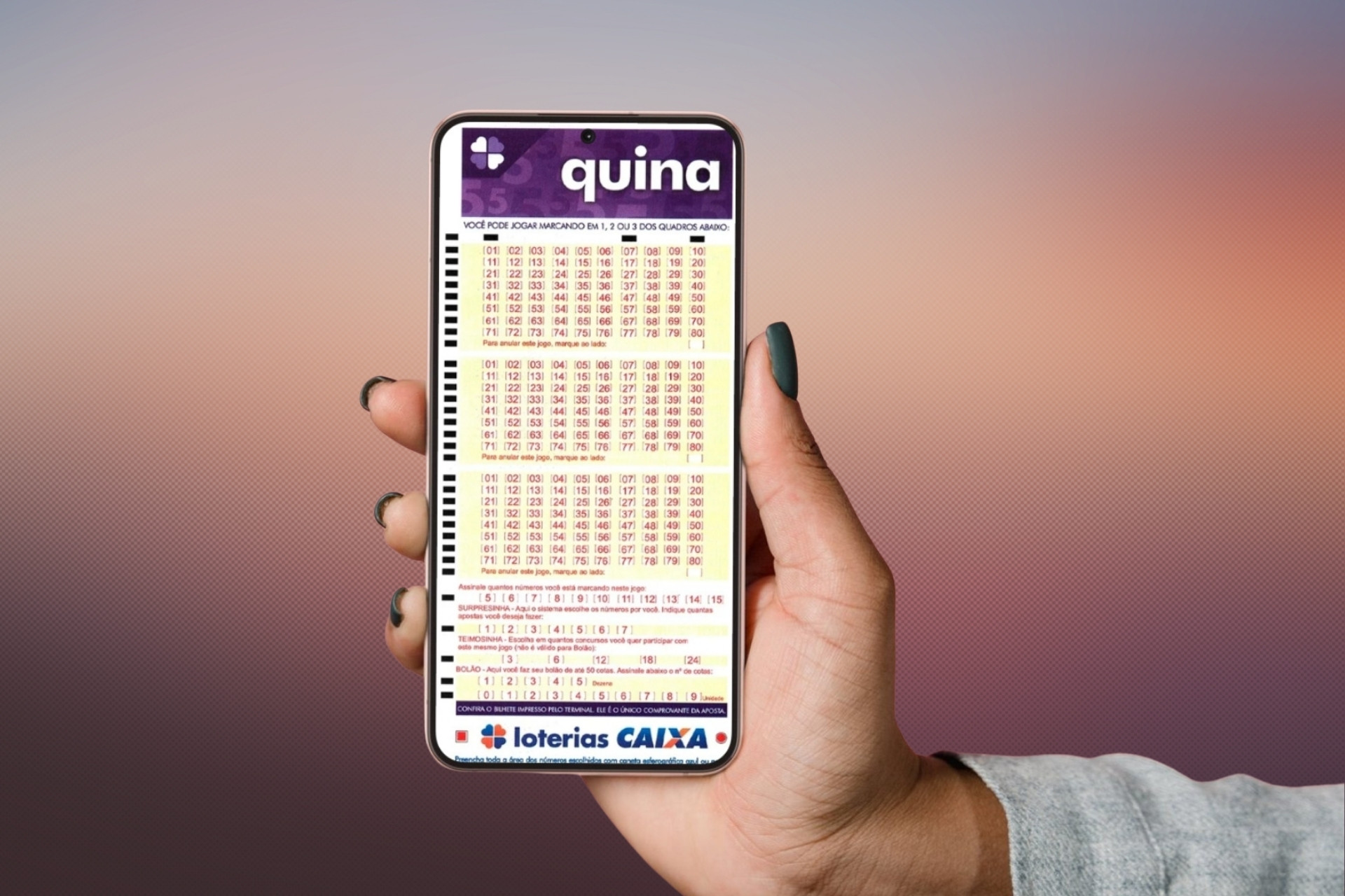 16 milhões em jogo! Resultado da Quina 6861 de hoje, sexta-feira (24/10/25)