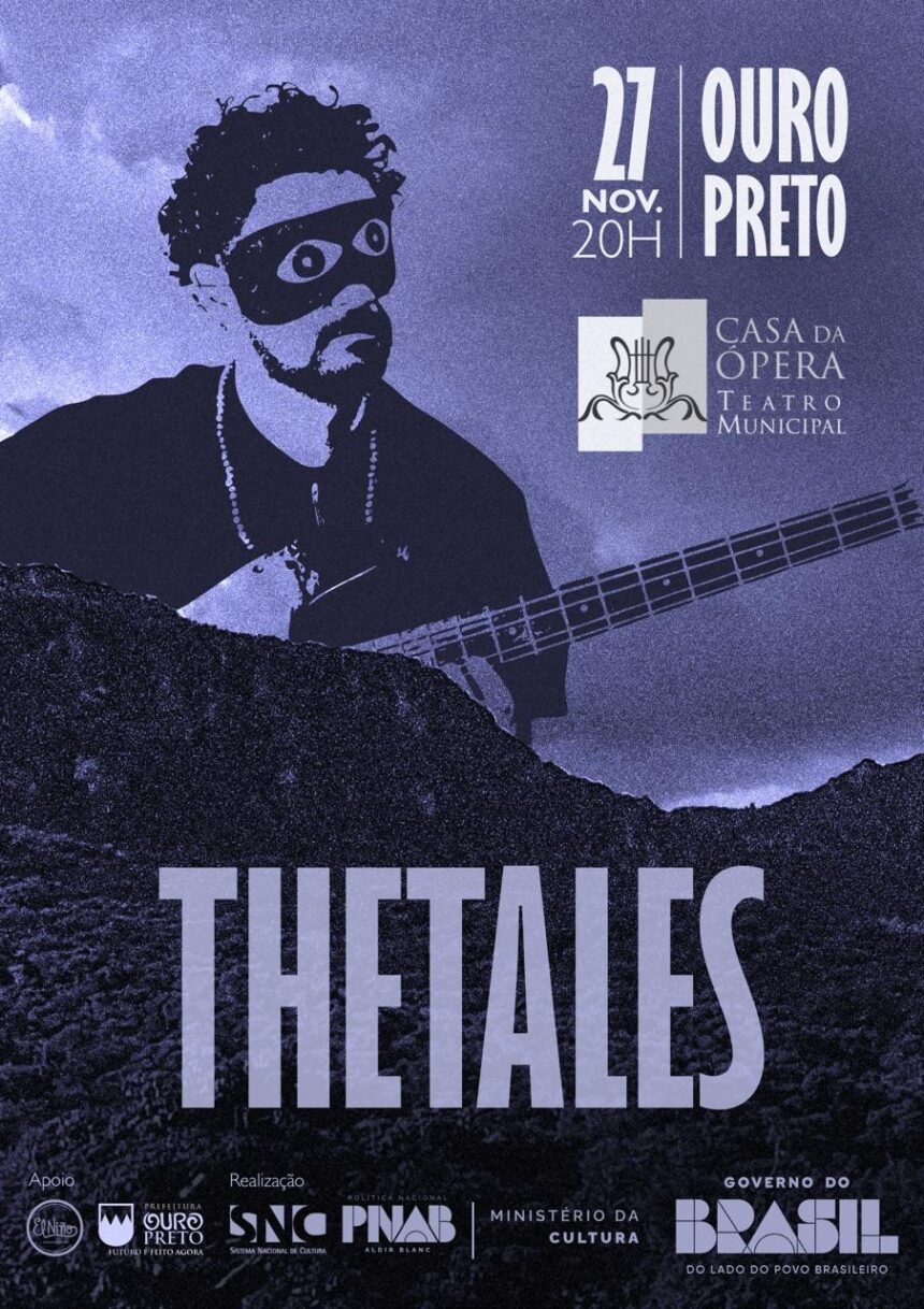 Show The Tales leva mistura de jazz, afro-brasilidades e música instrumental à Casa da Ópera em Ouro Preto