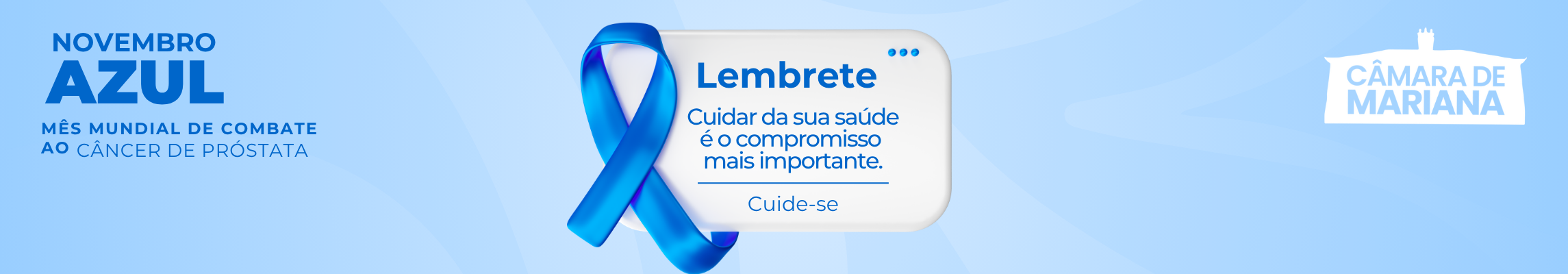 Câmara de Mariana - Novembro Azul