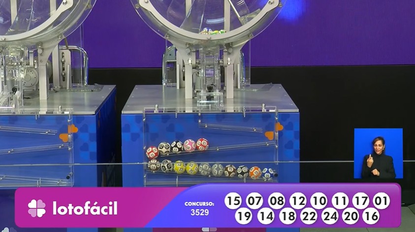 Resultado da Lotofácil 3529 de hoje, segunda-feira (03/11/25)