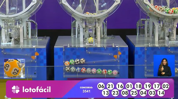 Resultado da Lotofácil 3541 de hoje, terça-feira (18/11/25)