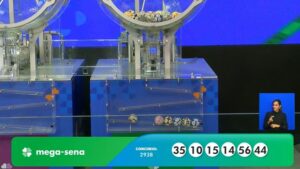 55 MILHÕES HOJE: Resultado da Mega-Sena 2938 de sábado (08/11/25), às 21h Números da Mega-sena 2938