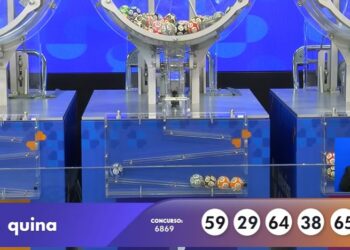 Números do sorteio da Quina 6869