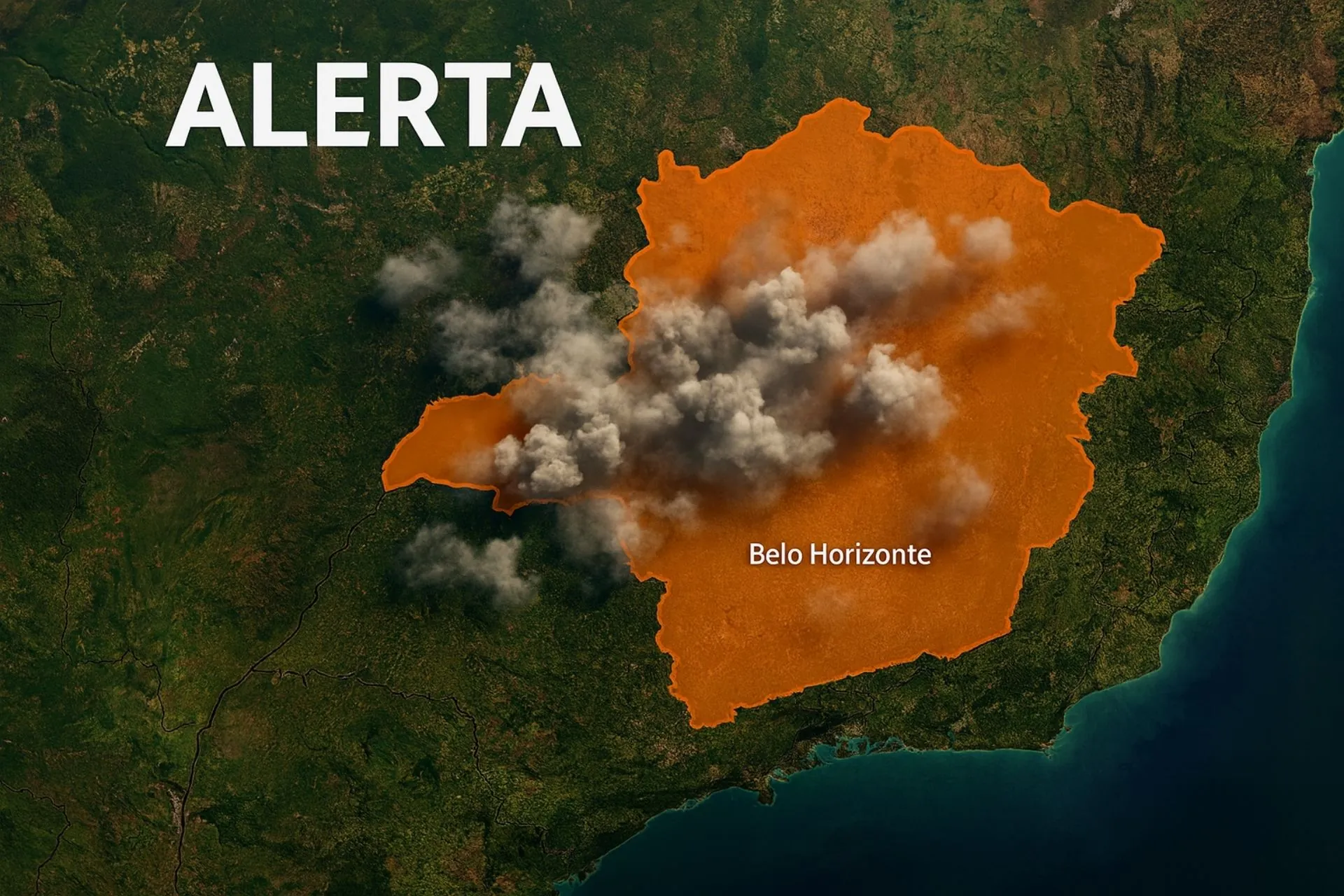 Belo Horizonte, Itabirito, Mariana e Ouro Preto estão sob alerta de tempestade