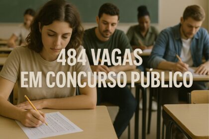 Prefeitura abre concurso público com 484 vagas e salários de até R$ 16,4 mil