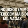 Concursos em Minas oferecem mais de mil vagas com salários de até R$ 5,9 mil