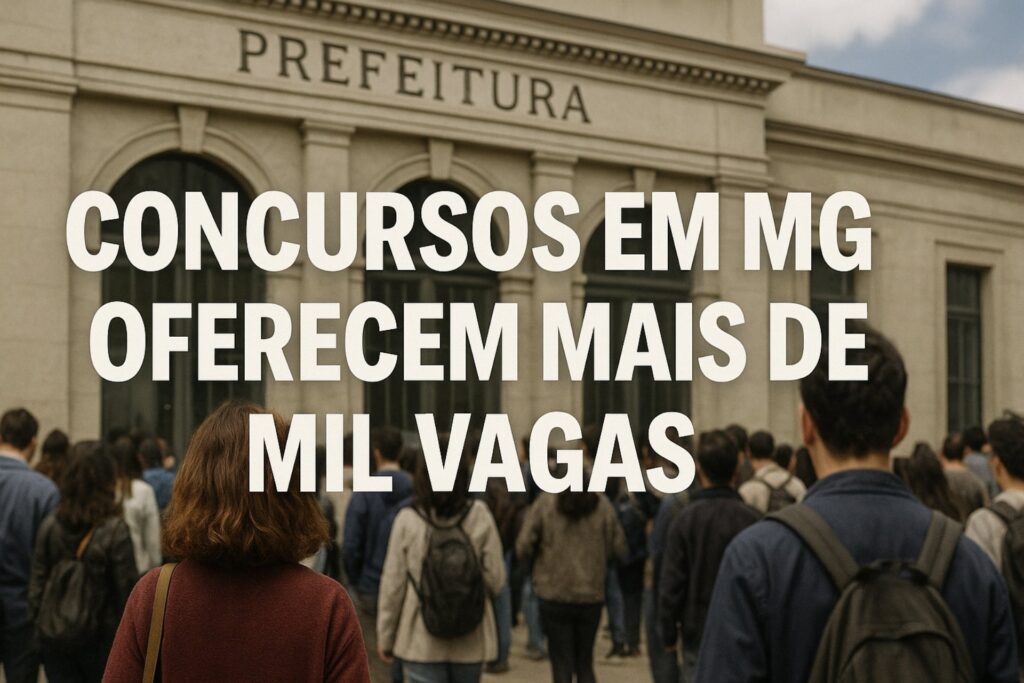 Concursos em Minas oferecem mais de mil vagas com salários de até R$ 5,9 mil Concursos em Minas oferecem mais de mil vagas com salários de até R$ 5,9 mil