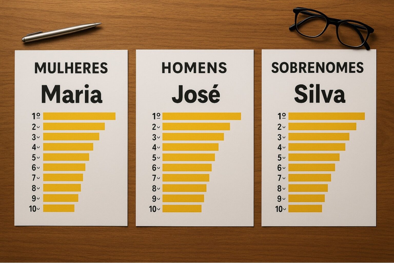 IBGE confirma: o Brasil é dos Silvas e das Marias IBGE confirma: o Brasil é dos Silvas e das Marias