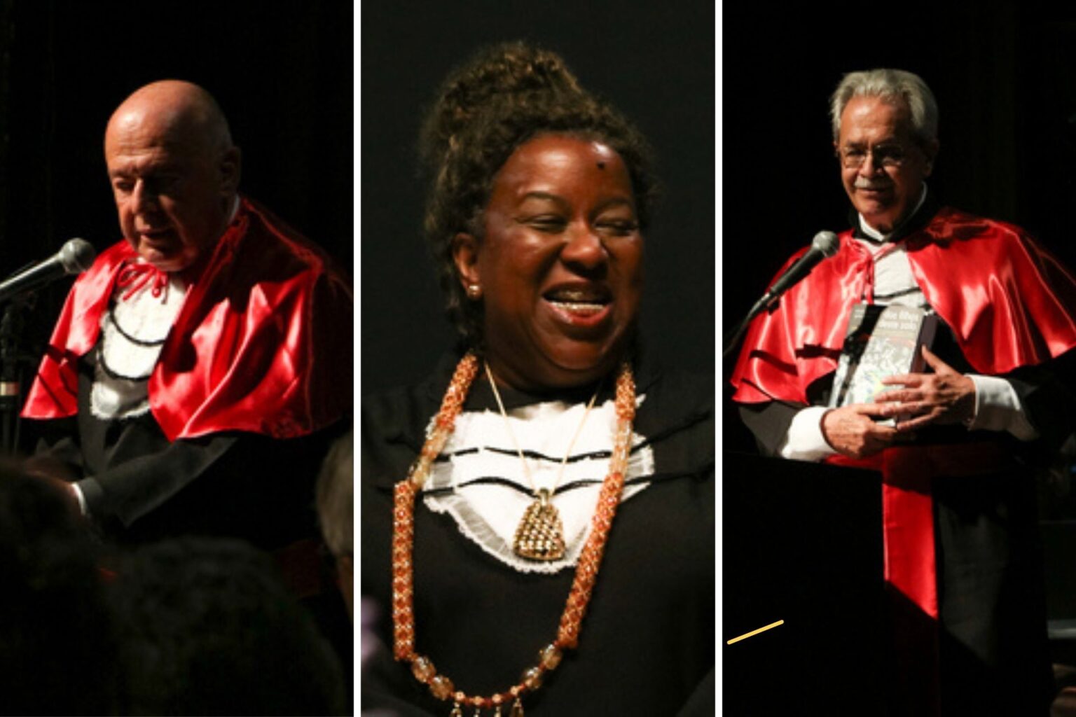 Angelo Oswaldo, Macaé Evaristo e Nilmário Miranda recebem título de Doutor Honoris Causa da UFOP