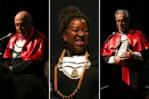 Angelo Oswaldo, Macaé Evaristo e Nilmário Miranda recebem título de Doutor Honoris Causa da UFOP